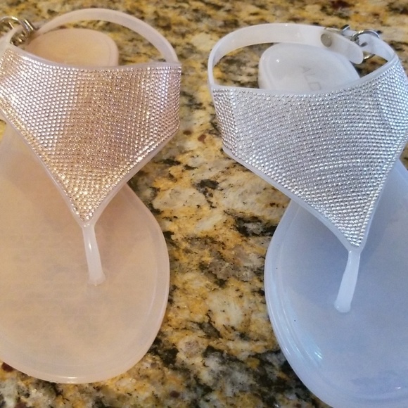 Aldo jelly sandals Clearance